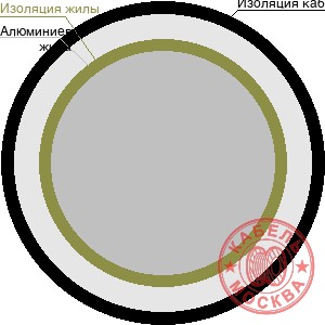 АПВ 1х16 голубой