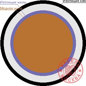 МГШВ 1х2,5 белый