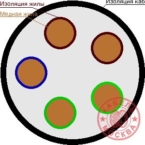 ВВГнг-1 5х50