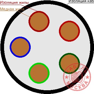 ВВГнг 5х6,0